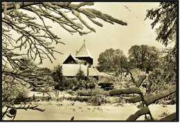 Bassum Stiftskirche Im Winter  -  Ansichtskarte Ca. 1955    (6684) - Weyhe