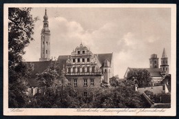 A0673 - Alte Ansichtskarte - Zittau - Klosterkirche Johanniskirche - Gel 1930 - Silesia Karte - Wagner - Zittau