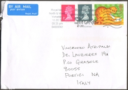 GB 2016  Per L´Italia 3 Val - Storia Postale