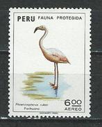 Peru Mi 928 ** MNH Phoenicopterus Ruber - Flamencos