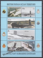 British Indian Ocean 2000 Yvert 234- 239, Centenary Of The Royal Navy Submarine - MNH - British Indian Ocean Territory (BIOT)