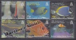 British Indian Ocean 2002 Yvert  250- 255, 10th Anniversary Of Friends Of The Chagos - MNH - Territorio Británico Del Océano Índico