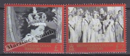 British Indian Ocean 2003 Yvert 262- 263, 50th Anniversary Of H.M. Queen Elizabeth Coronation - MNH - Territorio Británico Del Océano Índico