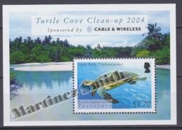 British Indian Ocean 2005 Yvert BF 22, Marine Fauna, Turtles  - Miniature Sheet- MNH - British Indian Ocean Territory (BIOT)