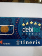 FRANCE CARTE MERE GSM SFR DEBITEL ITINERIS GEMPLUS  NEUVE MINT + LOGO MORENO - Mobicartes: Móviles/SIM)