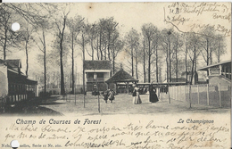 Champ De Courses De Forest  -  Le Champignon.  -   1911  Naar   Beauvais  (kaart Geperforeerd) - Vorst - Forest