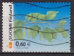 Flore - FINLANDE - Arbre: Bouleau - N° 1560 - 2002 - Used Stamps