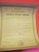 Certificat D'Etudes Primaires/Académie De Paris/ Département De La Seine/ Anna DRUET/1925  DIP124 - Diploma's En Schoolrapporten