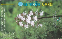 Bulgaria, Betkom, B052a, Flowers, Lady Orchid, Only 30.000 Issued, 2 Scans.  39BULE - Bulgarien