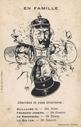 Thème: Illustrateur  Miller 1914  Satyrique - Politique Guillaume II-François Joseph-Le Konprinz-Le Sul... - (voir Scan) - Satirisch