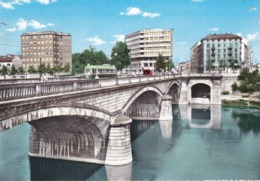 TORINO - Ponte Regina Margherita - Nuovi Palazzi S.A.I.E. - Filobus - Bruggen