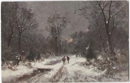 CPA -ILLUSTRATION KAUFMAN - SCENE D'HIVER - Edition T.S.N. - Kauffmann, Paul