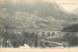 AXAT VIADUC VUE PRISE VERS LES GORGES DE ST GEORGES - Axat