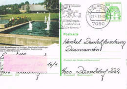 Deutschland Bildpostkarte Sindelfingen, Brunnen, Kongressort, Sonderstempel Waiblingen - Illustrated Postcards - Used