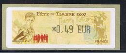 ATM, LISA1, HARRY POTTER, 0.49 EUR, 10 Mars 2007, Papier Thermique, De VALBONNE Sur LISA1. JOURNEE DU TIMBRE. - 1999-2009 Illustrated Franking Labels