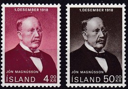 Island, 1968, 424/25, 50 Jahre Unabhängigkeit. MNH ** - Ongebruikt