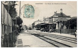 Delcampe - 78 - CHATOU --  La Gare De Chatou Croissy - Chatou