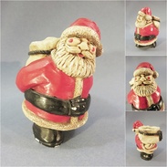 * PERE NOEL + Art Populaire Fête Tradition Statue - Babbo Natale