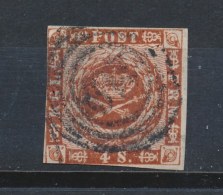 Denemarken/Denmark/Danemark/Dänemark 1858 Mi: 7a Yt: 8 (Gebr/used/obl/o)(118) - Used Stamps