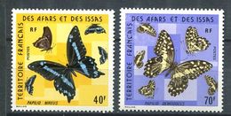 193 AFARS Et ISSAS 1975 - Yvert 406/07 - Papillon -  Neuf ** (MNH) Sans Trace De Charniere - Ongebruikt