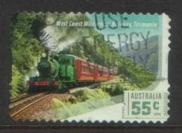 2010 - Australian Railway Journeys 55c WEST COAST WILDERNESS Stamp FU Self Adhesive - Gebruikt