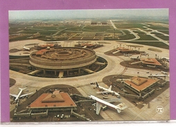 95    ROISSY   AVIONS VUE AERIENNE    BON ETAT     VOIR LES  2 SCANS - Roissy En France