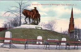 Washington Monument In Wasshington Park.Newark,N.J.-Originale100% - Autres Monuments, édifices