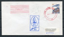 1977 Canada Nova Scotia Ship Cover. Boston USA Paquebot - Commemorative Covers