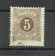 1891  Sweden Porto B 13 - Gebruikt