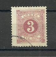 1891  Sweden Porto B 13 - Gebruikt