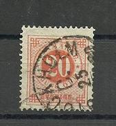 1872  Sweden A=K13 - Gebruikt