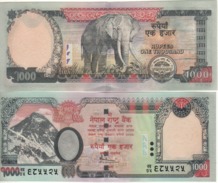 NEPAL  1'000 Rupees     P68   "without Rhododedrum"   2010   UNC - Nepal