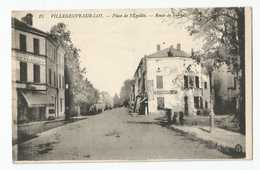 47 - Villeneuve Sur Lot Route De Furnel 1916 - Villeneuve Sur Lot