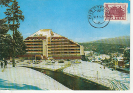 TOURISM, HORIZON HOTEL, CAR, CM, MAXICARD, CARTES MAXIMUM, 1994, ROMANIA - Hotel- & Gaststättengewerbe