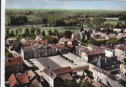 CPSM   En Avion Au Dessus De....PARGNY Sur SAULX 51  Place De L'Hôtel De Ville - Pargny Sur Saulx