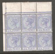 Turks Islands 1885-1895 Queen Victoria Blocks,Sc 48a//53,VF MNH**OG,Offers Welcomed !! - Turks & Caicos