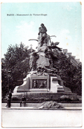 Tarjeta Postal  De Paris. Monument De Victor-Hugo. - Statues