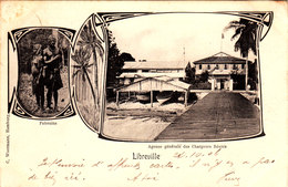 LIBREVILLE Belle Cpa Multivue Circulée En 1906 Bel état Voir Scans - Gabón