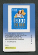 ITALIA TESSERA FILATELICA 2016 - ANNIVERSARIO FONDAZIONE PASTIFICIO DE CECCO - 594 - Cartes Philatéliques