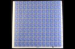 1966 (7 February) 4d Ultramarine For ALL SIX Regions, Each As A Never Hinged Mint Complete Half Sheet Of 120... - Other & Unclassified