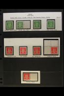 JERSEY ½d And 1d NHM Range With Shades GERMAN OCCUPATION 1941-43 ½d And 1d All Different Never... - Autres & Non Classés