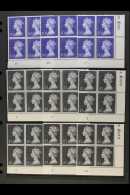 1970-72 LARGE MACHIN "DECIMAL" CYLINDER BLOCK COLLECTION An Attractive, ALL DIFFERENT, Never Hinged Mint... - Other & Unclassified