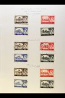 1952-1989 FINE/VERY FINE USED DEFINITIVES / REGIONALS / DUES Powerful Collection On Album Pages, With A Very High... - Autres & Non Classés