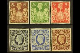 1939-48 KGVI High Values Complete Set, SG 476/78c, Very Fine Mint. (6 Stamps) For More Images, Please Visit... - Ohne Zuordnung