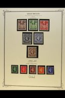 1937-1951 VERY FINE MINT KGVI Complete Basic Run Of Definitives, High Values And Commems, SG 461/514, Plus The... - Unclassified