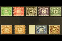 POSTAGE DUES 1936-7 KEVIII Set, Wmk "E 8 R" With Both 5d Shades, SG D19/25, D24a, Very Fine Mint, Some Values... - Unclassified