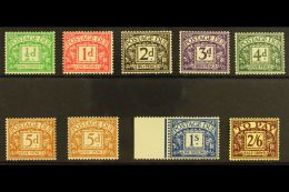 POSTAGE DUES 1936-7 KEVIII Set, Wmk "E 8 R" With Both 5d Shades, SG D19/25, D24a, Very Fine Mint, Some Values... - Zonder Classificatie