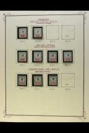 1902 - 1912 2D GREEN AND REDS SPECIALIZED SHADES COLLECTION. A Fresh, Lightly Hinged Mint Near- Complete... - Non Classés