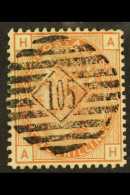 1881 1s Orange- Brown Plate 13, Wmk Imperial Crown, SG 163, Used With Choice Upright Cancellation. A Beauty. For... - Autres & Non Classés