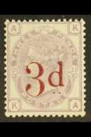 1880-83 3d On 3d Lilac, SG 159, Mint Lightly Hinged. Fresh. For More Images, Please Visit... - Autres & Non Classés